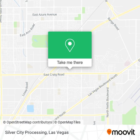 Silver City Processing map