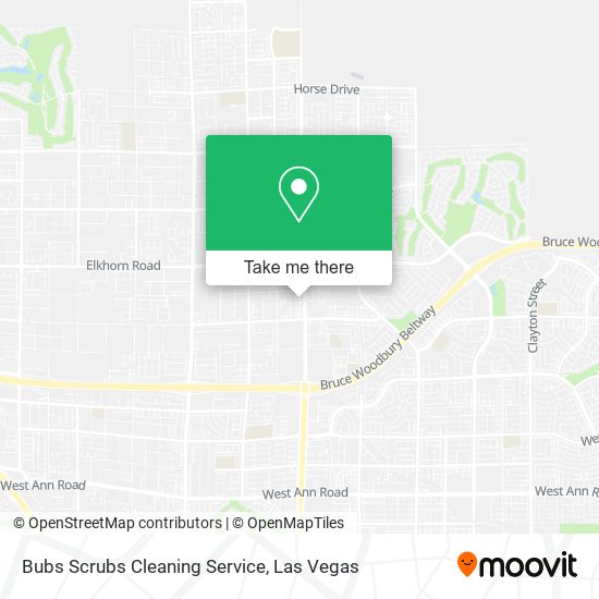 Mapa de Bubs Scrubs Cleaning Service