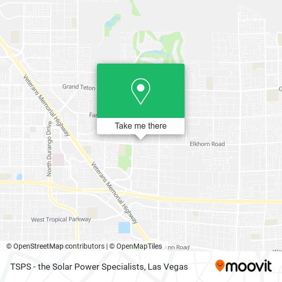 TSPS - the Solar Power Specialists map