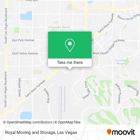 Royal Moving and Storage map