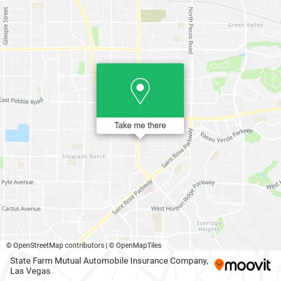 State Farm Mutual Automobile Insurance Company map