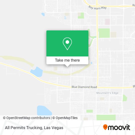 All Permits Trucking map