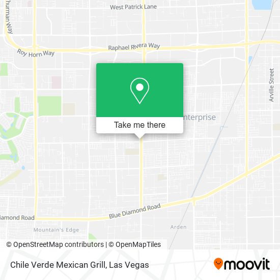 Chile Verde Mexican Grill map