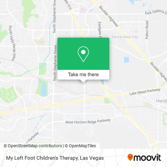 Mapa de My Left Foot Children's Therapy