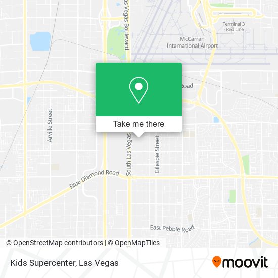 Mapa de Kids Supercenter