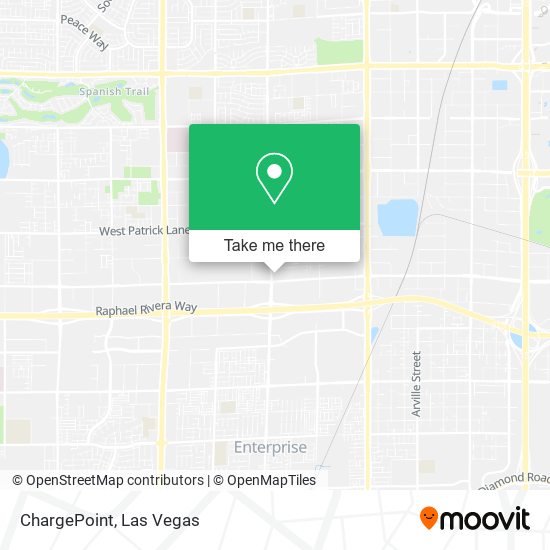 Mapa de ChargePoint