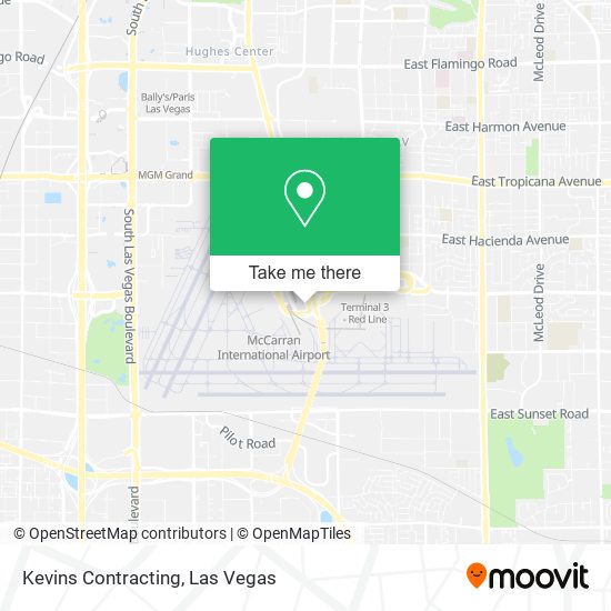 Kevins Contracting map