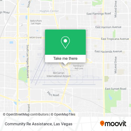 Community Re Assistance map