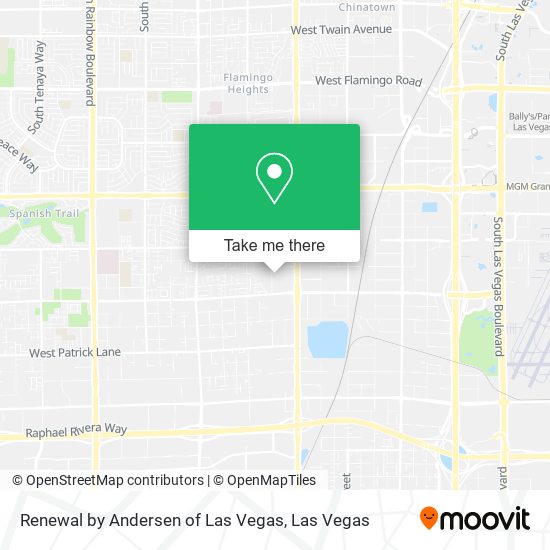 Renewal by Andersen of Las Vegas map