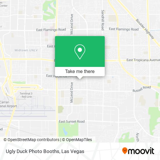 Mapa de Ugly Duck Photo Booths