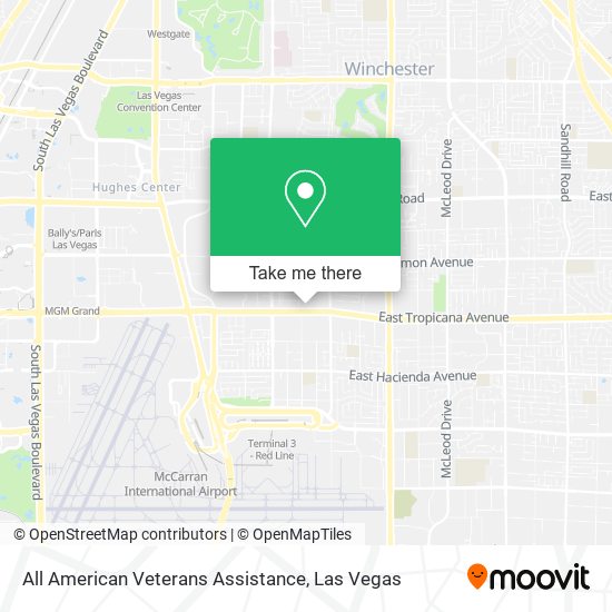 All American Veterans Assistance map