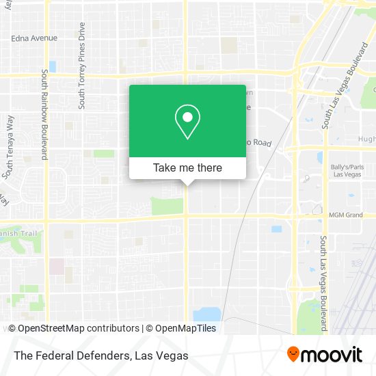 The Federal Defenders map