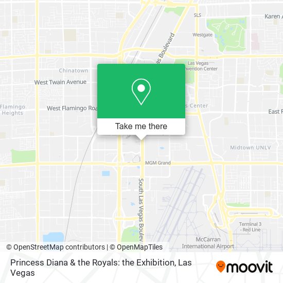 Mapa de Princess Diana & the Royals: the Exhibition