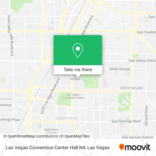 Las Vegas Convention Center Hall N4 map