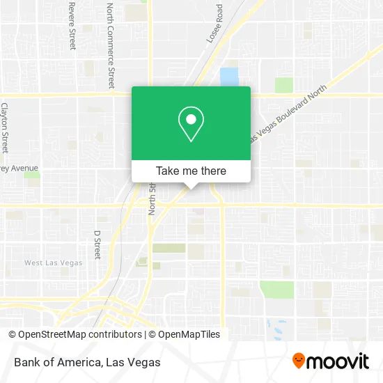 Bank of America map