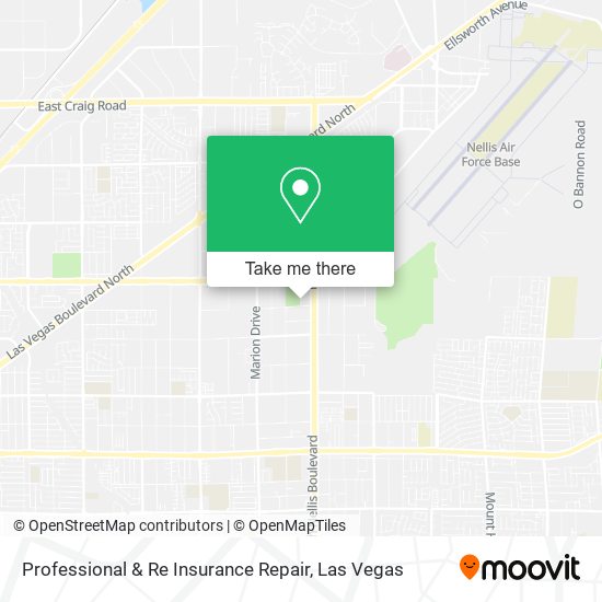 Professional & Re Insurance Repair map