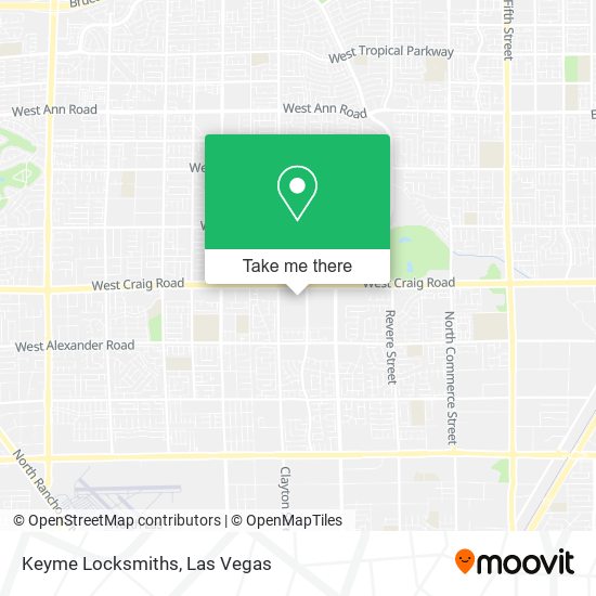 Keyme Locksmiths map