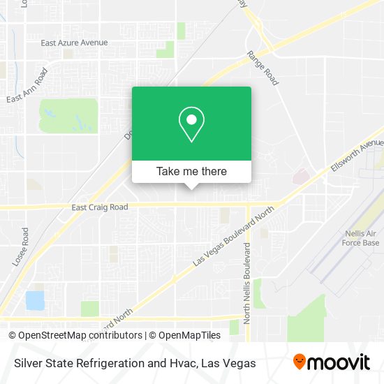 Silver State Refrigeration and Hvac map