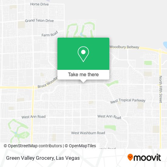 Mapa de Green Valley Grocery