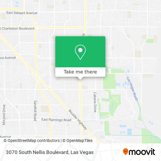 Mapa de 3070 South Nellis Boulevard