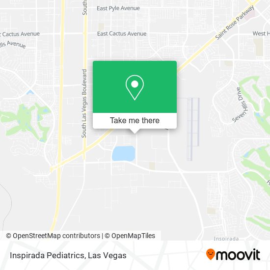 Inspirada Pediatrics map