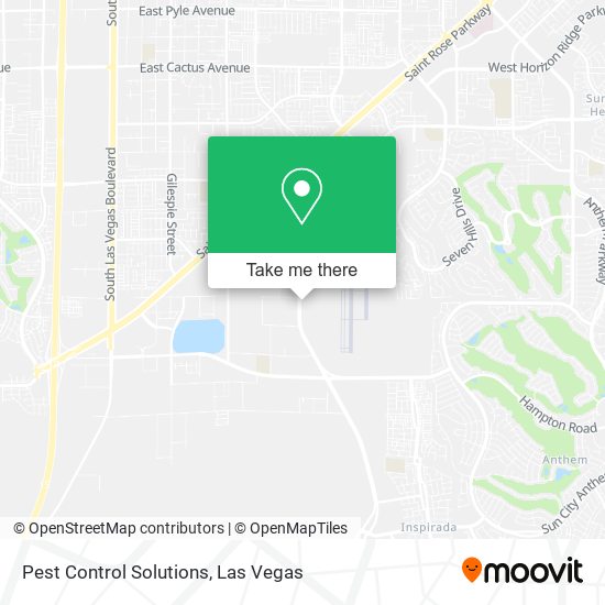 Pest Control Solutions map