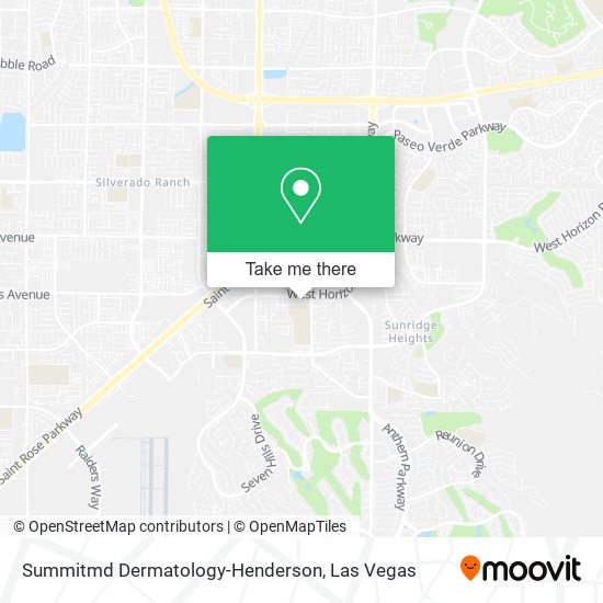 Mapa de Summitmd Dermatology-Henderson