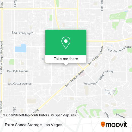 Mapa de Extra Space Storage