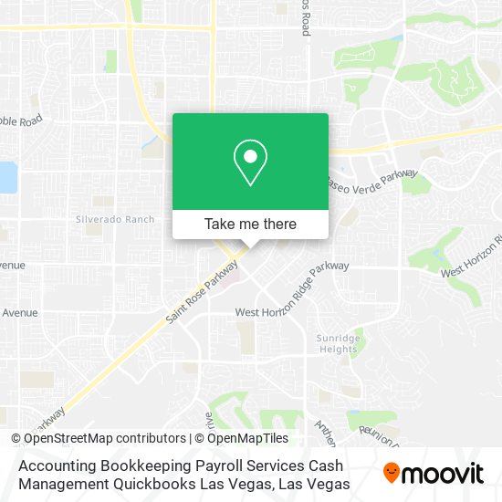 Accounting Bookkeeping Payroll Services Cash Management Quickbooks Las Vegas map