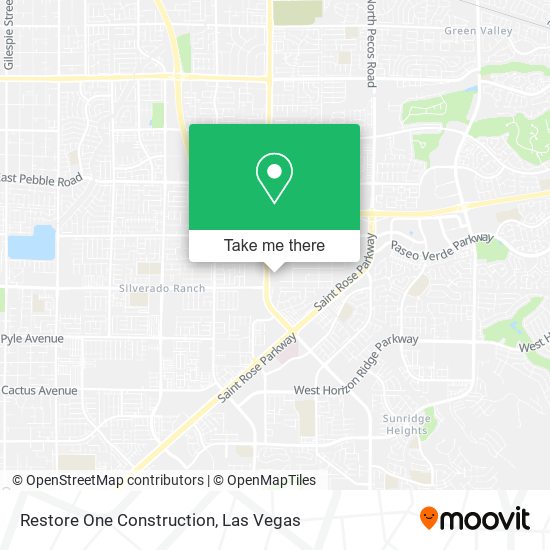 Restore One Construction map