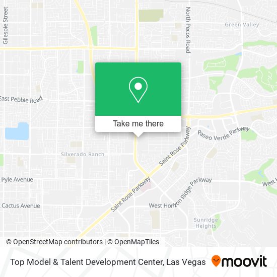 Top Model & Talent Development Center map