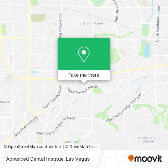 Advanced Dental Institue map