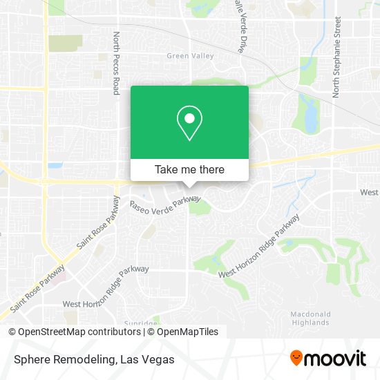 Mapa de Sphere Remodeling