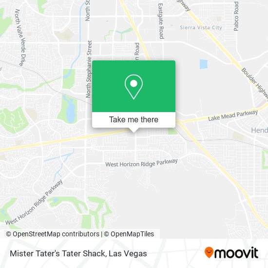 Mister Tater's Tater Shack map