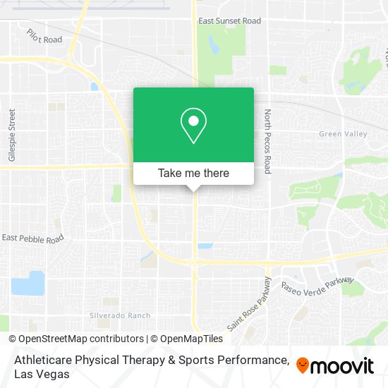 Athleticare Physical Therapy & Sports Performance map