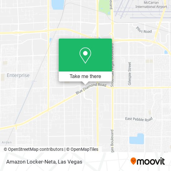 Mapa de Amazon Locker-Neta