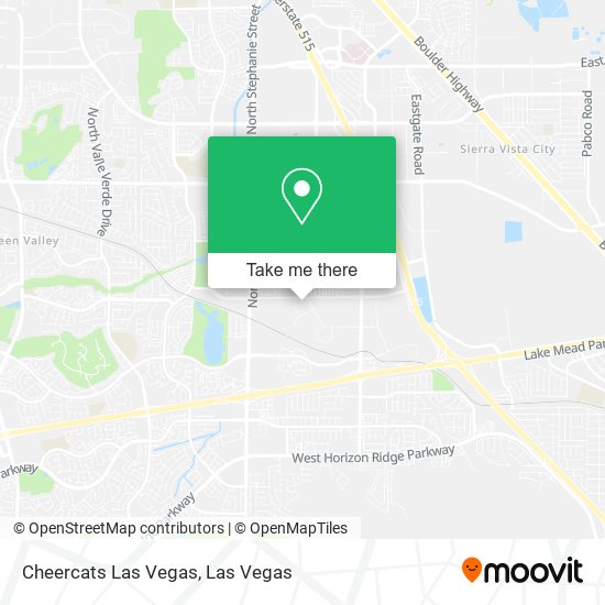 Mapa de Cheercats Las Vegas