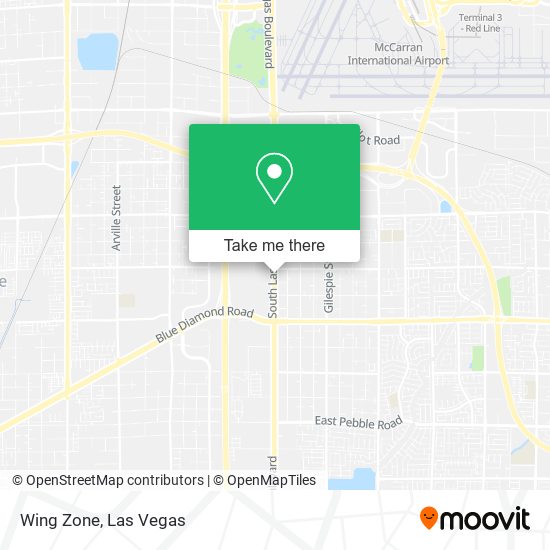 Wing Zone map