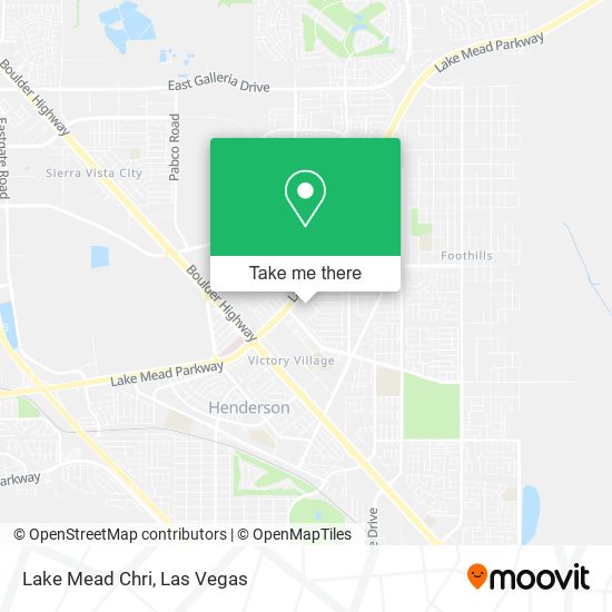 Mapa de Lake Mead Chri