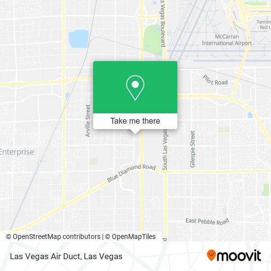 Mapa de Las Vegas Air Duct