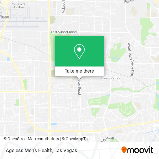Ageless Men's Health map