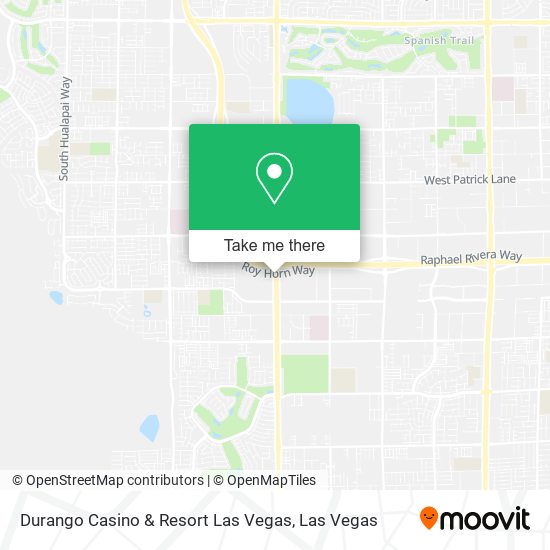 Durango Casino & Resort Las Vegas map