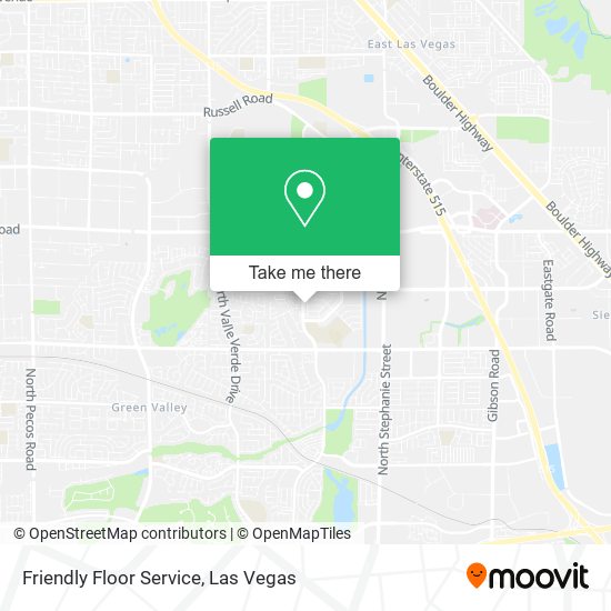 Friendly Floor Service map