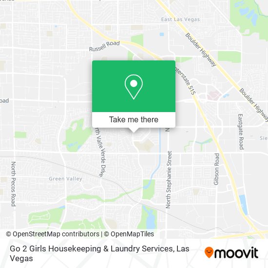 Mapa de Go 2 Girls Housekeeping & Laundry Services