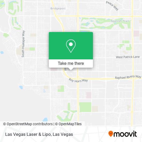 Las Vegas Laser & Lipo map
