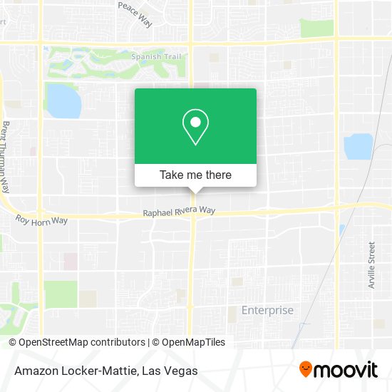 Amazon Locker-Mattie map