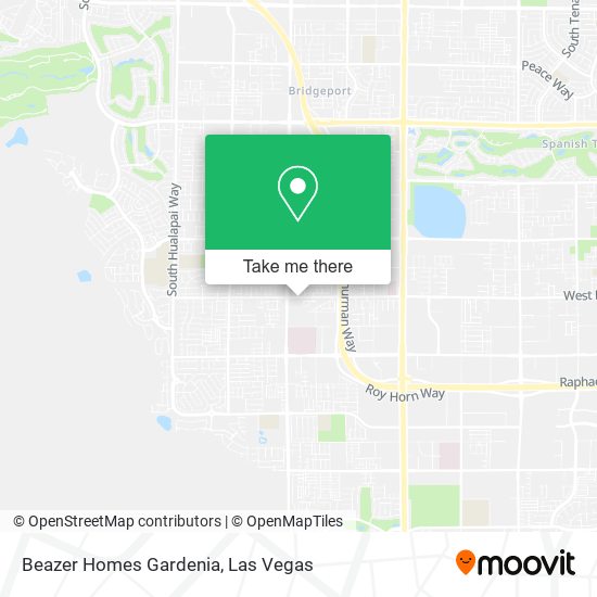 Mapa de Beazer Homes Gardenia