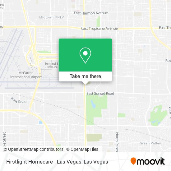 Firstlight Homecare - Las Vegas map