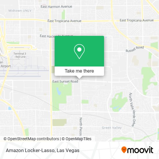 Amazon Locker-Lasso map