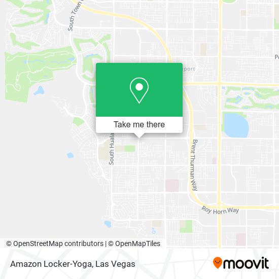 Amazon Locker-Yoga map